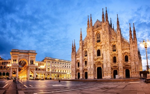 Adesivo murale duomo milano - murale,