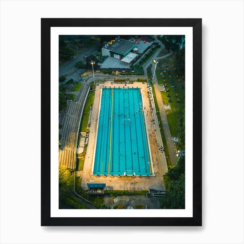 Pallanuoto con stampa - ., quadro