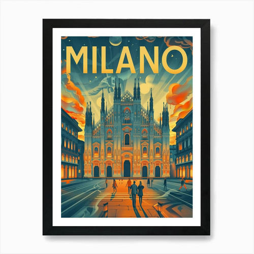 Quadro milano stampa - 1,