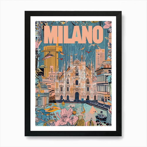 Quadro stampa arte milano - stampa,